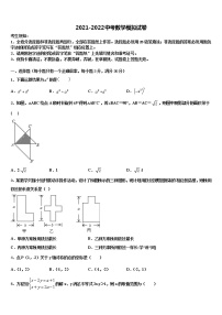 2022届甘肃省广河县中考数学考试模拟冲刺卷含解析