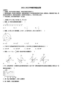 2022届广西北海市达标名校中考数学考试模拟冲刺卷含解析