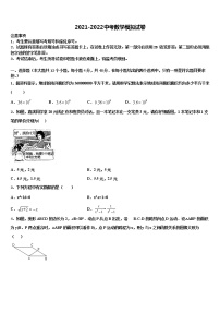 2022届广东省汕尾市陆丰市中考四模数学试题含解析