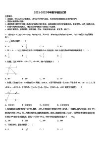 2022届广西崇左市龙州县重点中学中考数学模拟精编试卷含解析