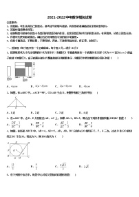 2022届广西壮族自治区南宁市马山县重点中学中考冲刺卷数学试题含解析