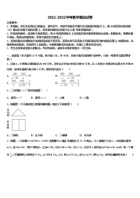 2022届海南海口市重点达标名校中考数学考试模拟冲刺卷含解析