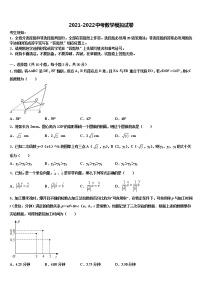 2022届河北省秦皇岛市名校中考数学模拟试题含解析