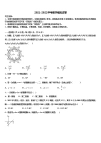 2022届河北省邯郸市大名县重点达标名校中考联考数学试题含解析