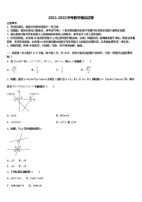 2022届黑龙江省鹤岗市初中数学毕业考试模拟冲刺卷含解析