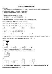 2022届河南省柘城县张桥乡联合中学中考数学适应性模拟试题含解析