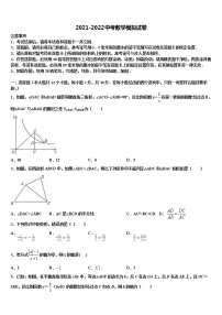 2022届黑龙江省龙东地区达标名校中考数学全真模拟试题含解析