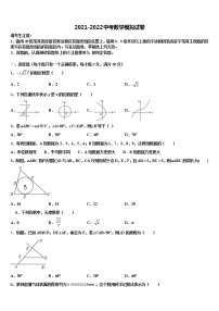 2022届湖北省黄冈市季黄梅县重点达标名校中考数学考试模拟冲刺卷含解析