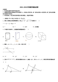 2022届河南省驻马店市平舆县重点名校中考数学模试卷含解析