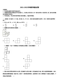 2022届黑龙江省大庆市肇源市级名校中考二模数学试题含解析