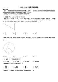 2022届黑龙江省鸡西市鸡东县中考猜题数学试卷含解析