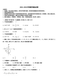 2022届湖北省恩施市达标名校中考适应性考试数学试题含解析