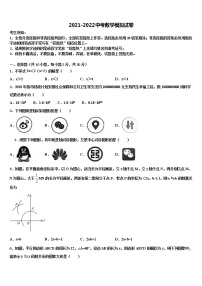 2022届湖北省襄阳阳光校中考数学考试模拟冲刺卷含解析