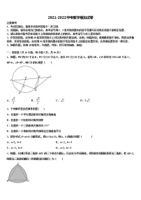 2022届湖南省长沙市望城区达标名校中考试题猜想数学试卷含解析