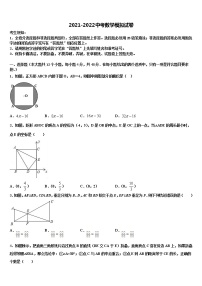 2022届湖南省双牌县中考数学适应性模拟试题含解析