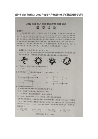 四川省达州市开江县2021-2022学年八年级第二学期期末教学质量监测数学试题（含答案）