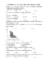 安徽省六安市霍邱县2021-2022学年八年级下学期期末（统考）数学试卷（含答案）