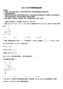 2022届湖南省衡阳市部分中学中考数学适应性模拟试题含解析