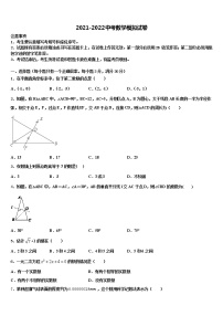 2022届湖北省武汉市第十四中学中考数学模拟精编试卷含解析