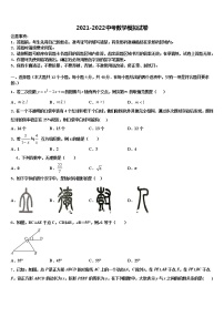 2022届江苏淮安市淮海中学中考数学模试卷含解析