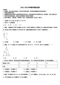 2022届嘉峪关市重点中学中考数学最后冲刺浓缩精华卷含解析