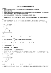 2022届江苏省东台市第七联盟重点中学中考数学全真模拟试题含解析