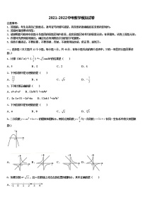 2022届江苏省淮安市实验初级中学中考数学模拟试题含解析