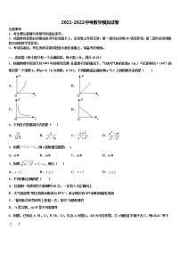 2022届吉林省长春市二道区达标名校中考数学押题试卷含解析