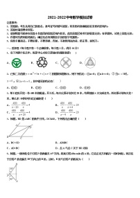 2022届江苏省南京市二十九中学、汇文校十校联考最后数学试题含解析