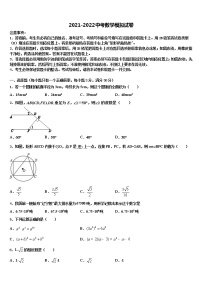 2022届江苏省无锡市无锡外国语校中考试题猜想数学试卷含解析