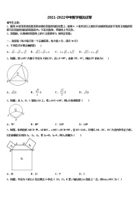 2022届江苏省连云港市新海实验中学中考数学模试卷含解析