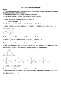 2022届江苏省扬州市江都市第三中学中考数学考试模拟冲刺卷含解析