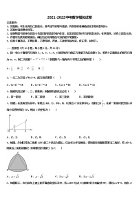 2022届江苏省宿迁中考数学考试模拟冲刺卷含解析