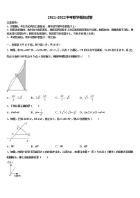 2022届江苏泰州周庄初级中学中考考前最后一卷数学试卷含解析