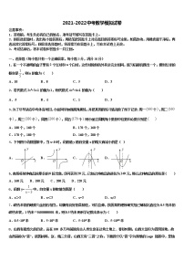 2022届辽宁省大连市大连金石滩实验校中考数学模拟预测题含解析