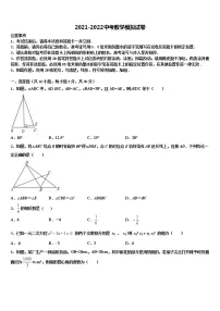 2022届江西省寻乌县中考数学对点突破模拟试卷含解析