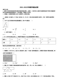 2022届辽宁省沈阳市皇姑区第三十三中学中考数学对点突破模拟试卷含解析