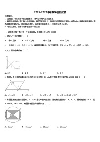 2022届内蒙古通辽市开鲁县重点中学中考冲刺卷数学试题含解析