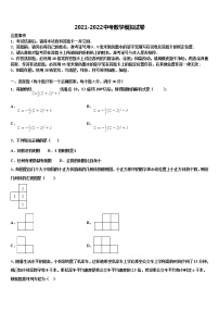 2022届山东省济南实验中学中考三模数学试题含解析