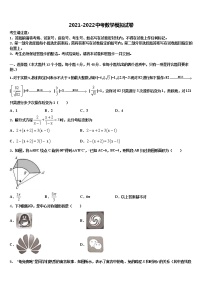 2022届山东省济宁市金乡县中考三模数学试题含解析