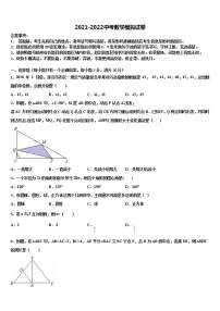 2022届山东省济宁市名校中考数学最后一模试卷含解析