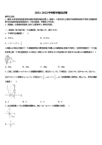 2022届山东省莱阳市市级名校初中数学毕业考试模拟冲刺卷含解析