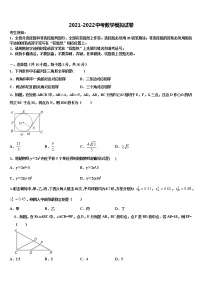 2022届山西省长治市壶关县中考数学考试模拟冲刺卷含解析