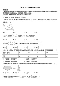 2022届山东省武城县联考中考数学对点突破模拟试卷含解析