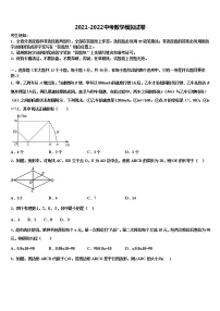 2022届山西省（运城地区）中考数学考前最后一卷含解析