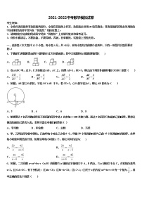 2022届陕西省西安市碑林区西北工业大附属中学中考数学模拟精编试卷含解析