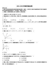 2022届陕西省西安市西安交通大附属中学中考数学模拟试题含解析