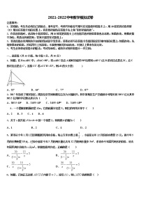 2022届上海市松江区中考数学仿真试卷含解析