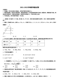 2022届四川省旺苍县两乡镇初级中学中考数学最后一模试卷含解析