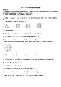 2022届天津市滨海新区重点达标名校中考数学对点突破模拟试卷含解析